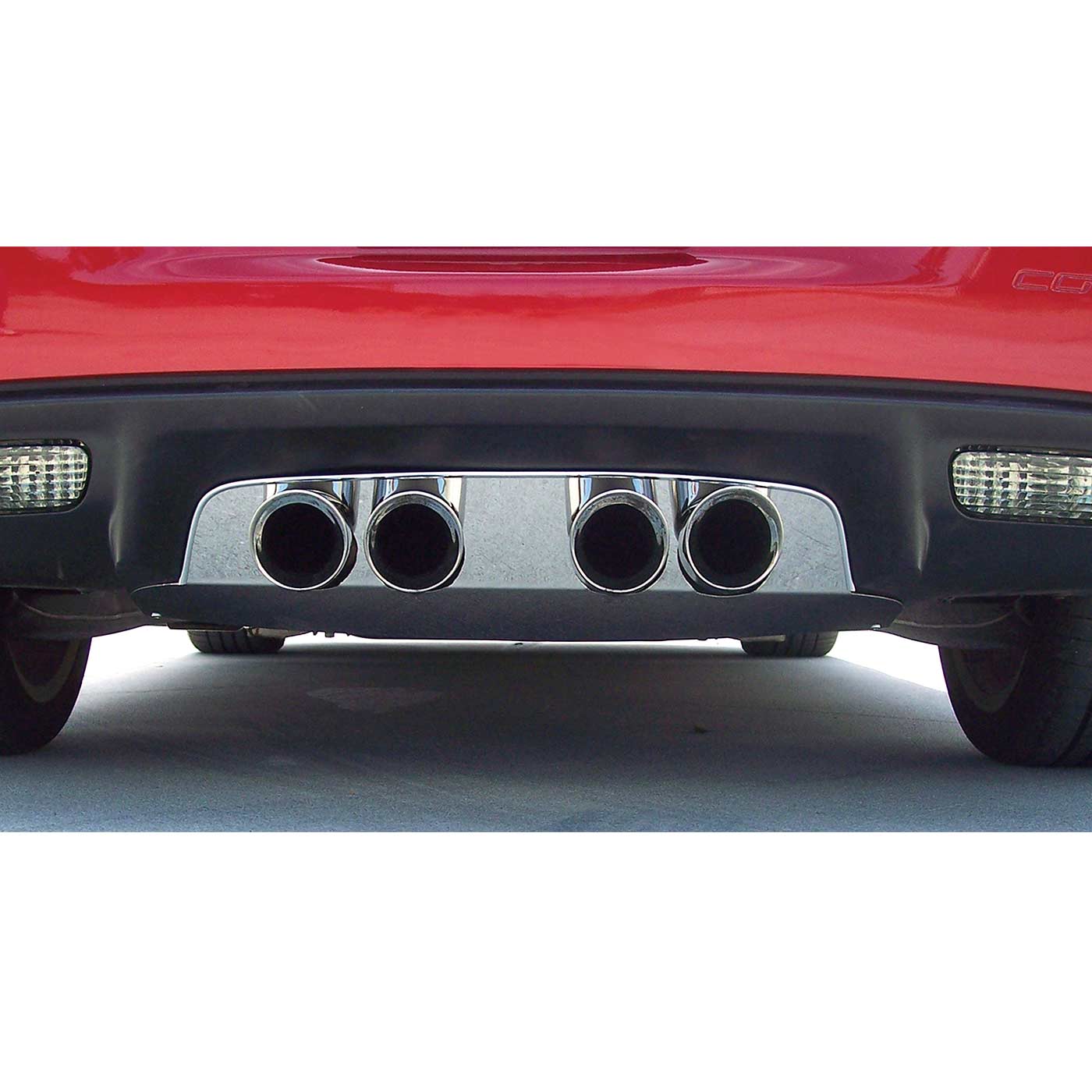 05-13 Stainless Exhaust Port Filler Panel - Corsa 3.5in Quad