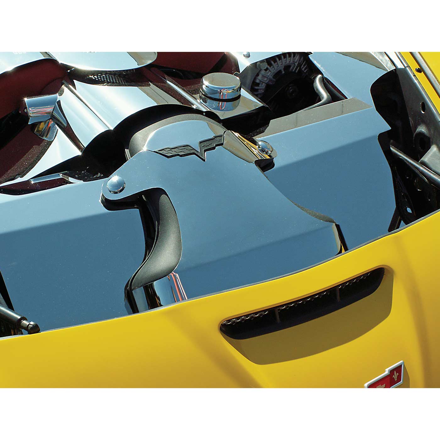 06-13 LS3/LS7 Stainless 2pc Air Intake Cover