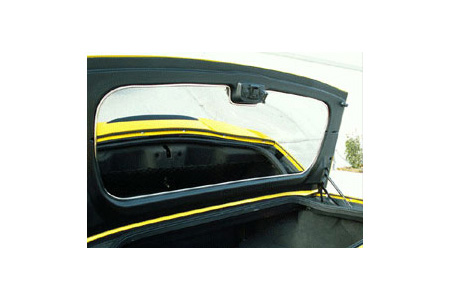 2005-2013 Corvette Conv Trunk Lid Interior Stainless Panel