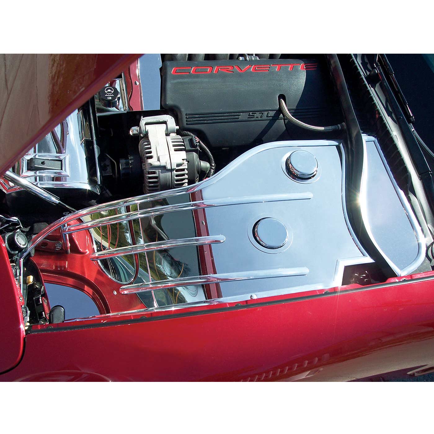 97-04 Polished Stainless Inner Fender Covers