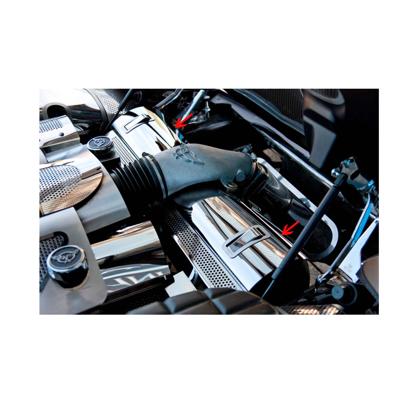 97-04 Polished Stainless Radiator Cover
