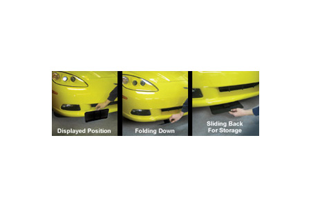 1997-2013 Corvette Show-N-Go Retractable Front License Plate Holder