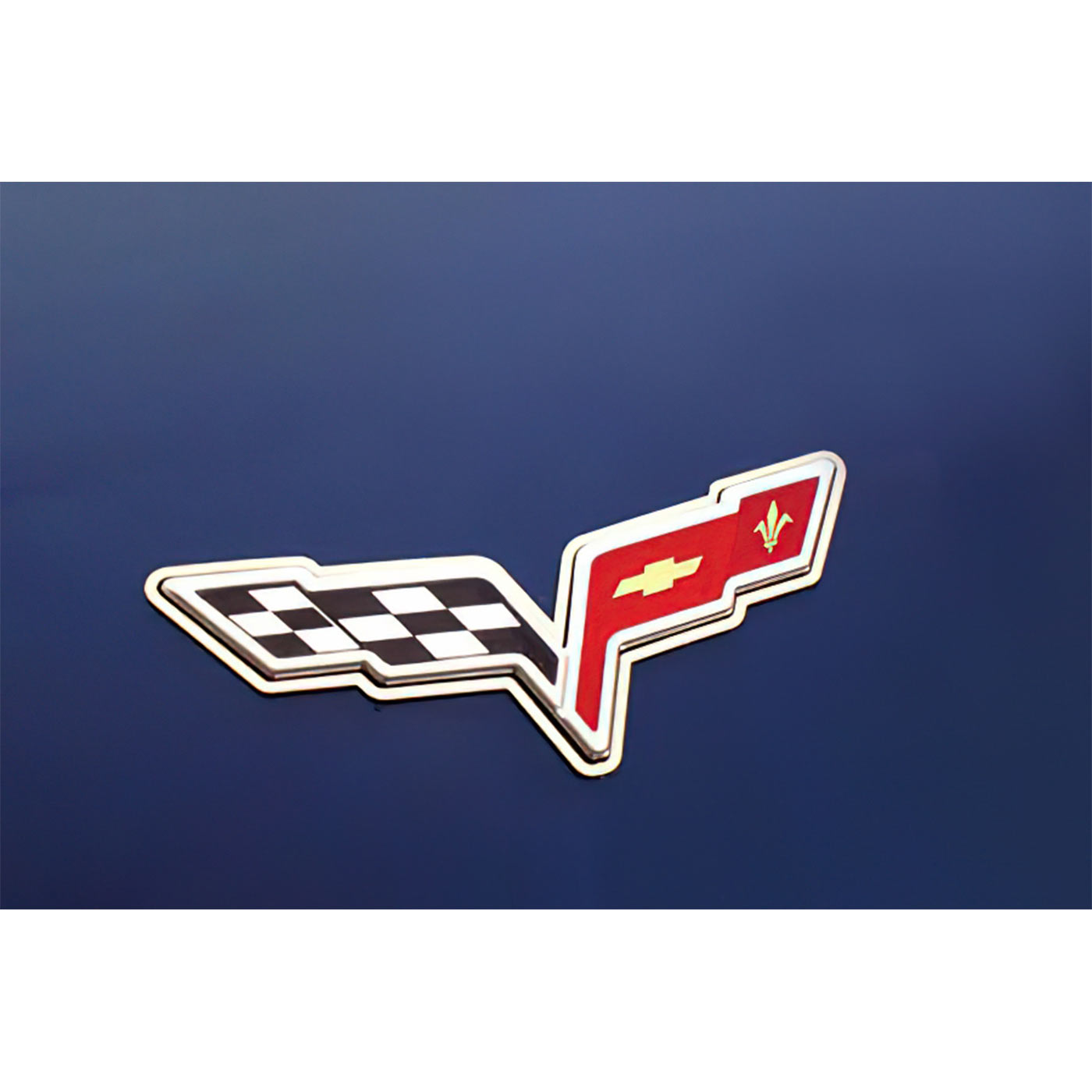 05-13 Polished Stainless 2pc Emblem Rings