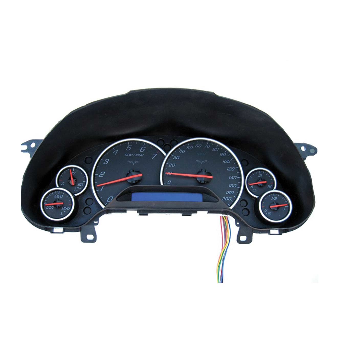 05-13 Aluminum Gauge Bezels - Satin Finish
