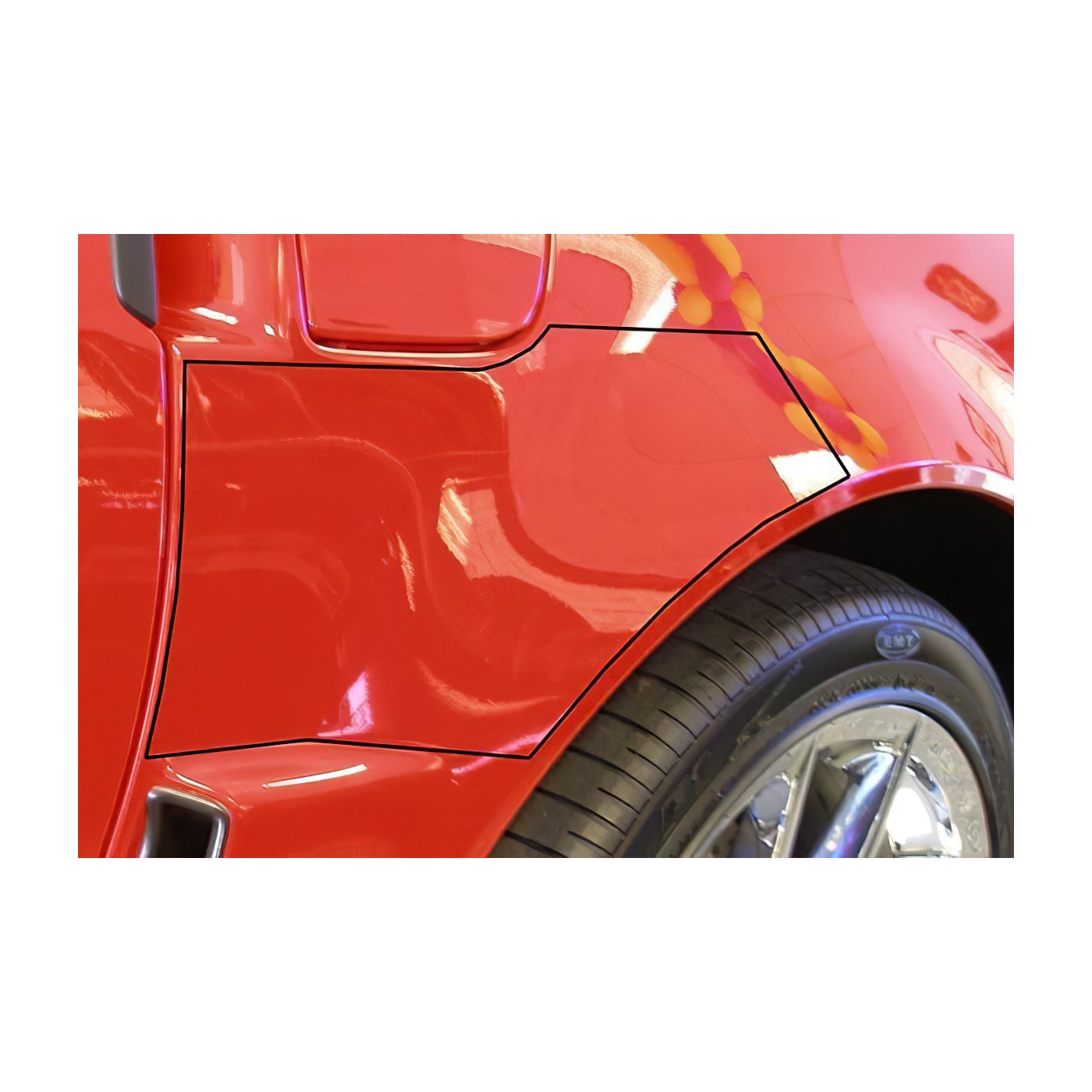 06-13 Z06/ZR1/GS Cleartastic PLUS Rear Fender Protection