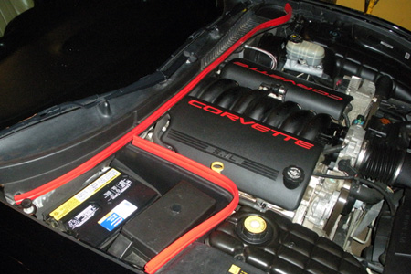 1997-2004 Corvette Colored Underhood Weatherstrip Kit