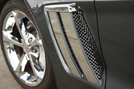 2010-2013 Corvette GrandSport Side Fender Trim Plates