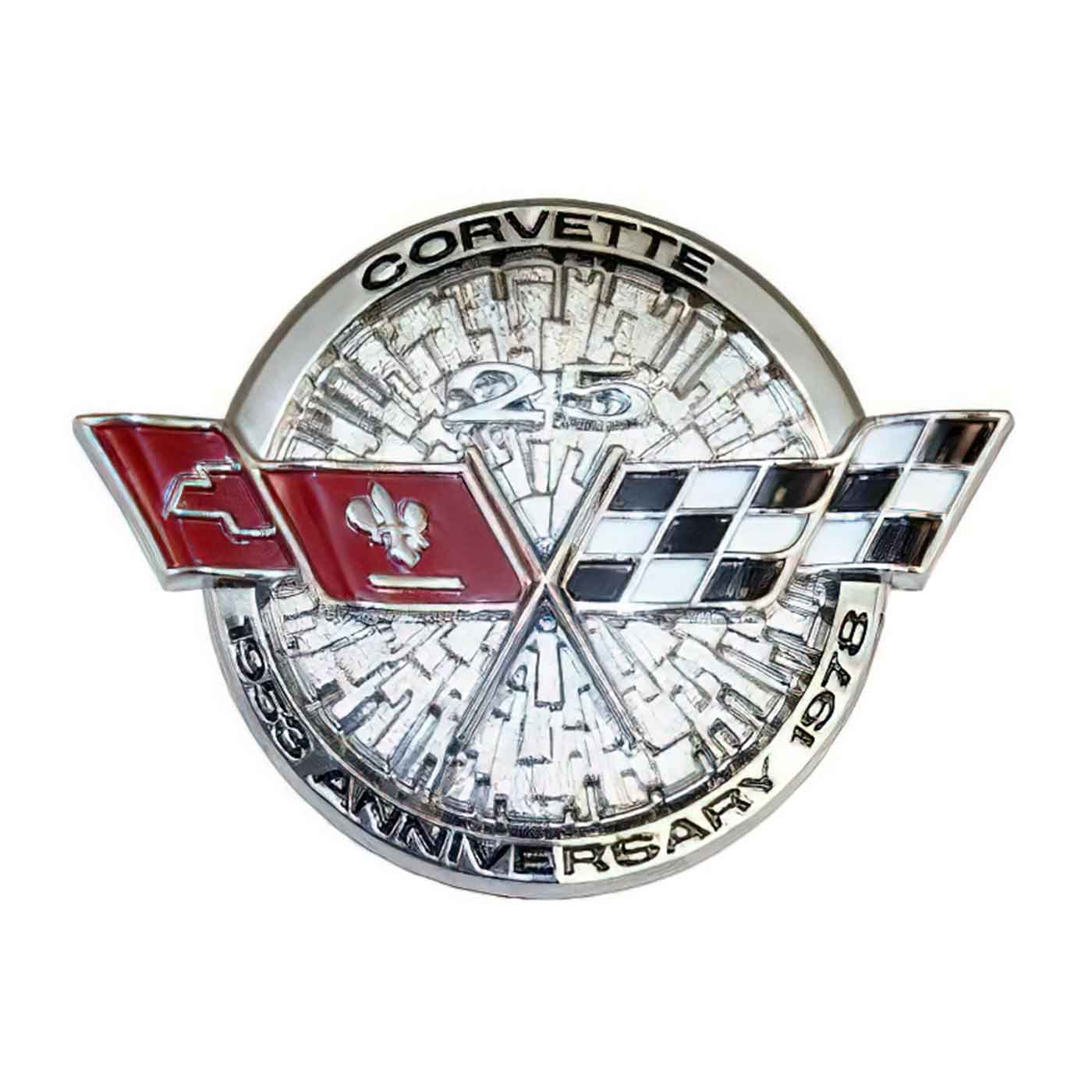 78 Corvette Metal Wall Sign 25"x18"