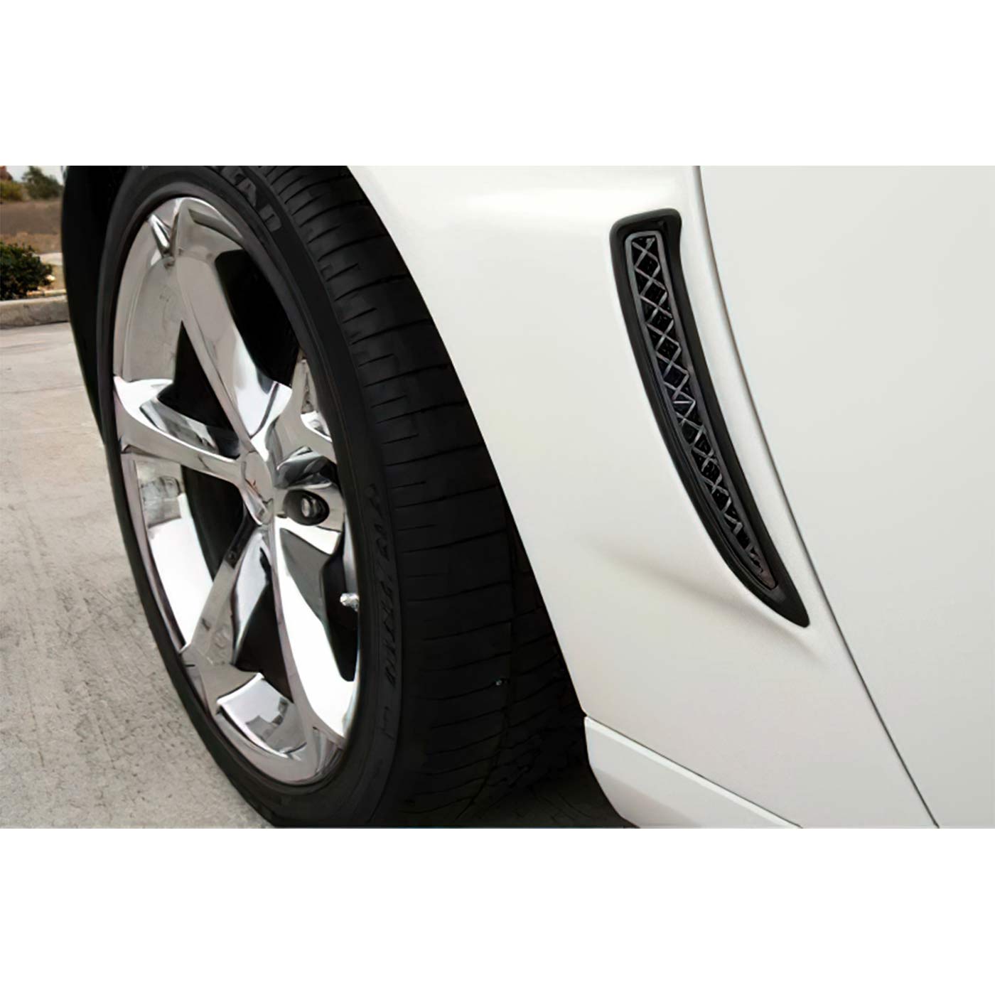 06-13 Z06/GS Blakk Stealth Laser Mesh Rear Fender Vent Grills