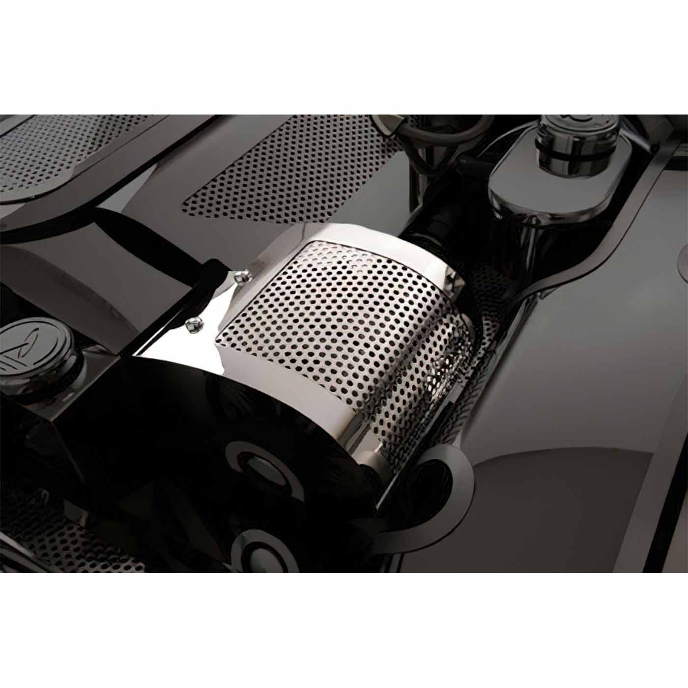 97-04 Perforated Stainless Alternator Cover