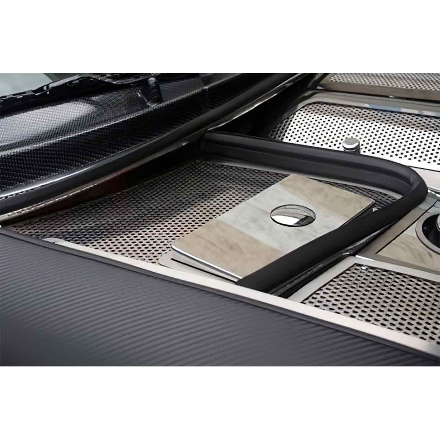 97-04 Perforated Stainless Battery & Fuse Box Cover