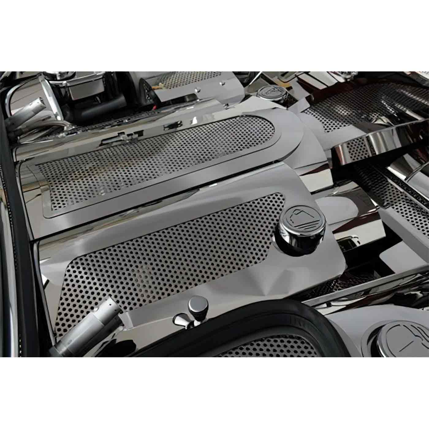 99-04 Perforated Stainless Fuel Rail Covers