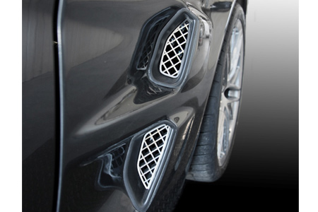 2009-2013 Corvette ZR1 Laser Mesh Side Fender Grills (4pc)