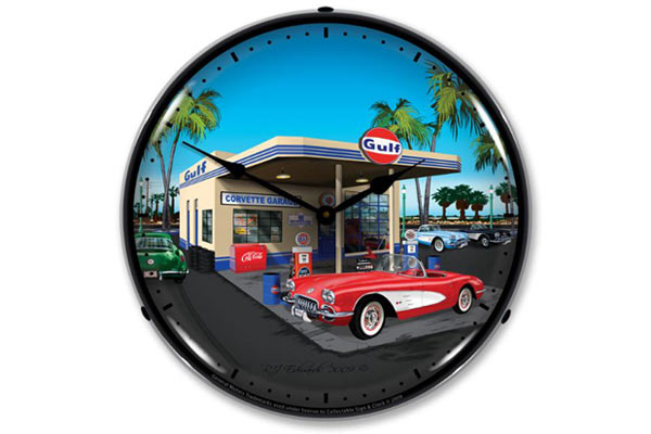 1959 Corvette Lighted Clock