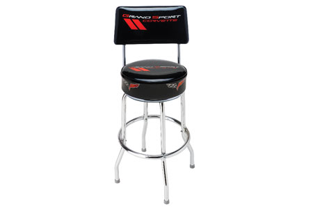 Grand Sport Corvette Counter Stool w/Backrest