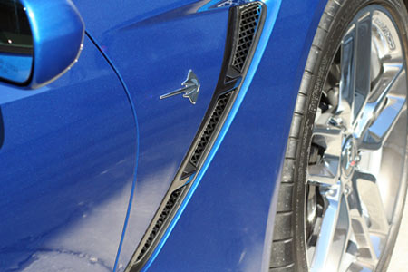 2014-2018 Corvette Stainless Mesh Side Fender Grille Inserts