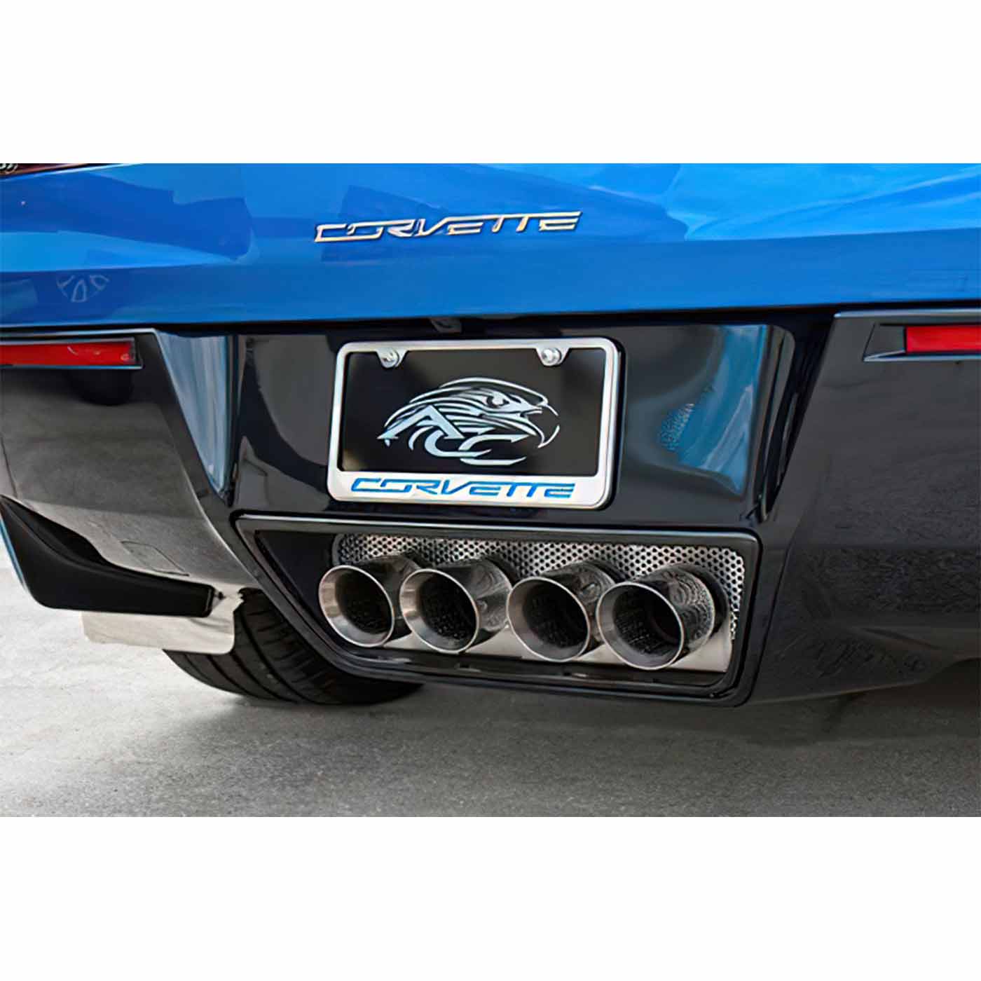 14-19 w/o NPP Polished/Perforated Exhaust Filler Panel