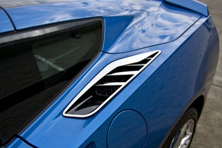 14-18 Polished Stainless Rear Quarter Vent Covers