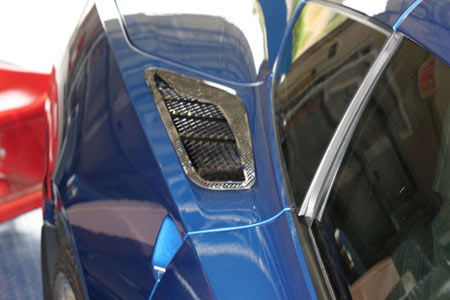 14-18 Stainless/Carbon Rear Quarter Vent Covers
