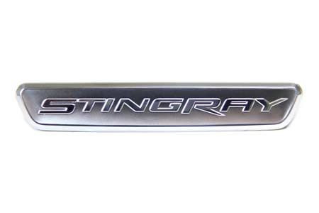 14-18 Interior Dash Trim Badge w/Chrome "Stingray" (Default)