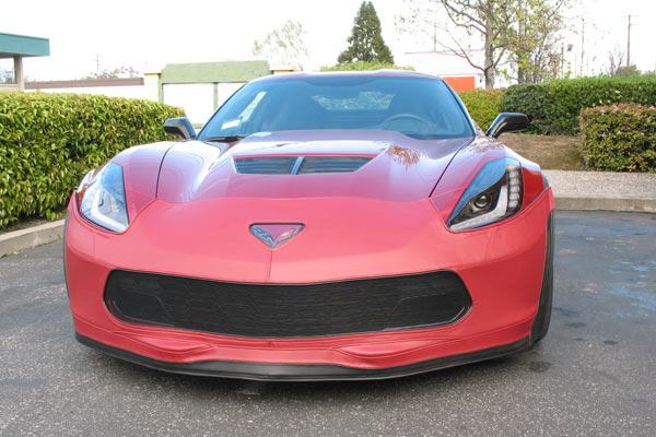 Face Mask Pattern Corvette 2015-2019 Z06 Corvette Stage 1 Speed Lingerie Nose Mask