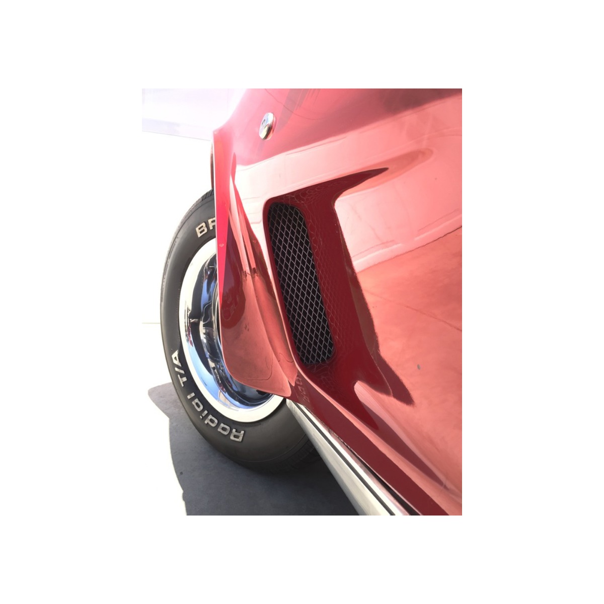 73-79 Side Fender Grille Kit (Bright Finish Large Pattern)