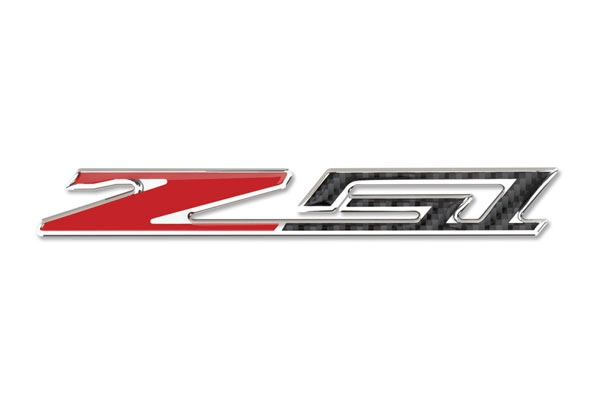 14-18 Z51 Acrylic Carbon Fiber Emblem (6" x 3/4")