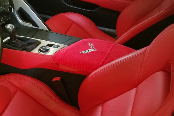 14-19 Center Console Konsole Armour - Red