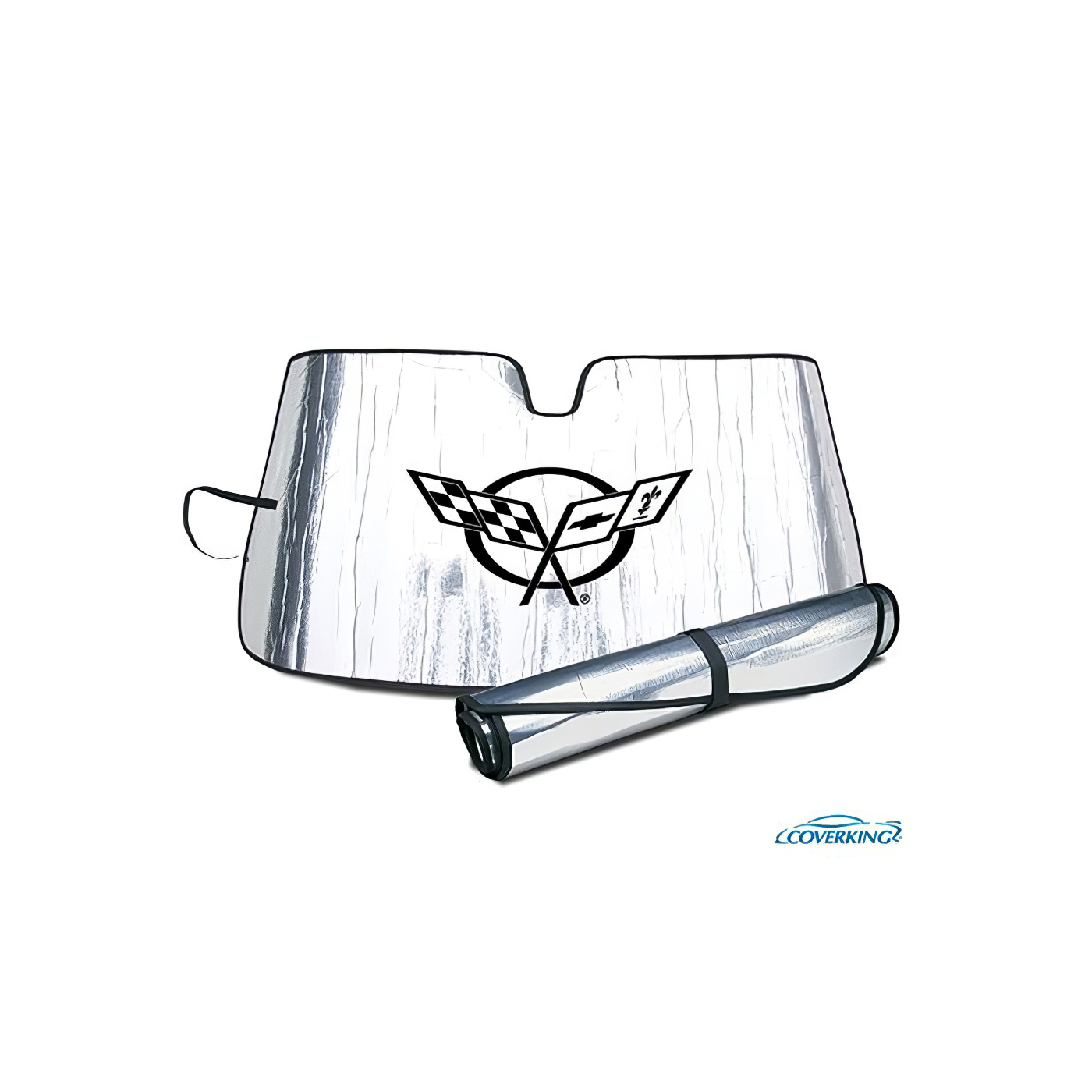 97-04 Windshield Roll-Up Sunshield w/Emblem