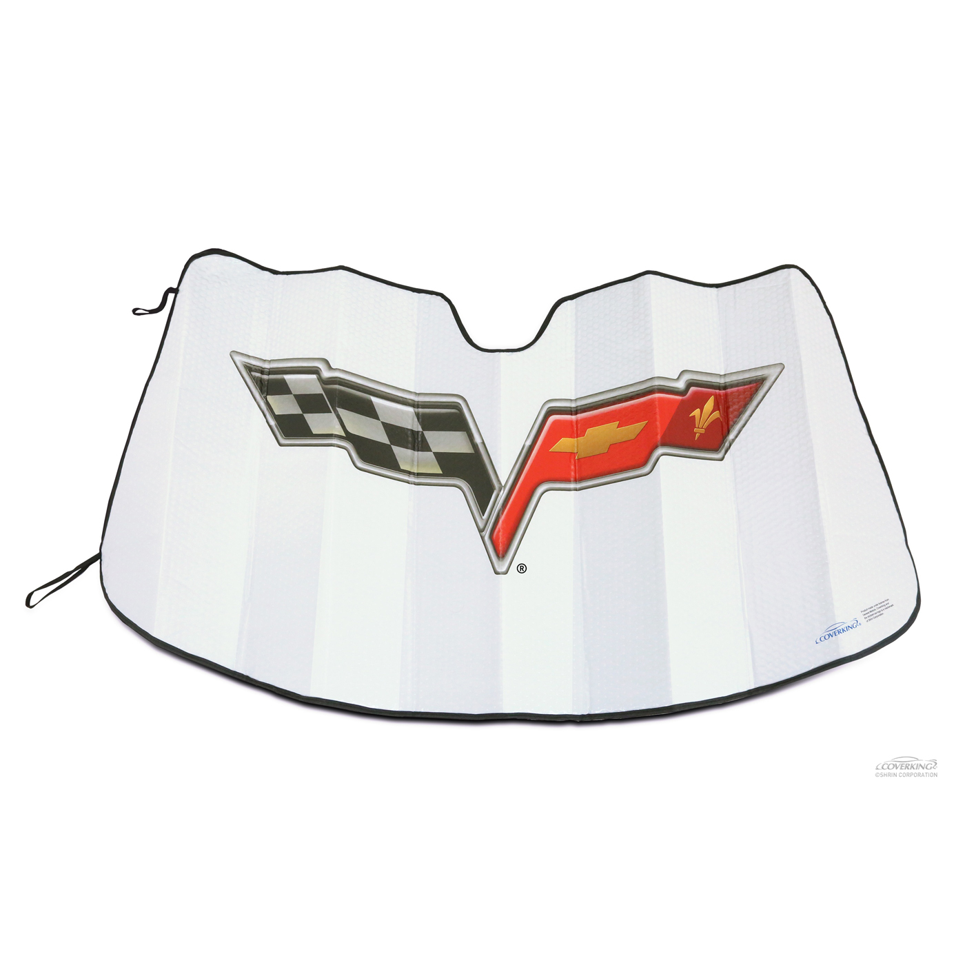 05-13 Windshield Accordion Custom Fit Sunshield w/C6 Emblem