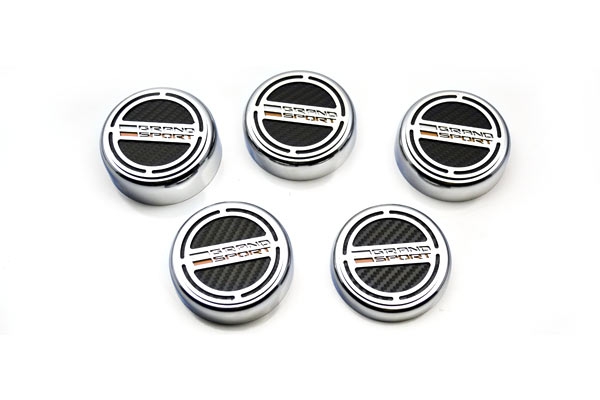 17-19 Auto Grand Sport Carbon Fiber Engine Cap Covers (5pc)