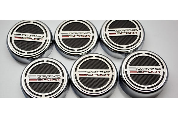 17-19 Manual Grand Sport Carbon Fiber Engine Cap Covers (6pc)