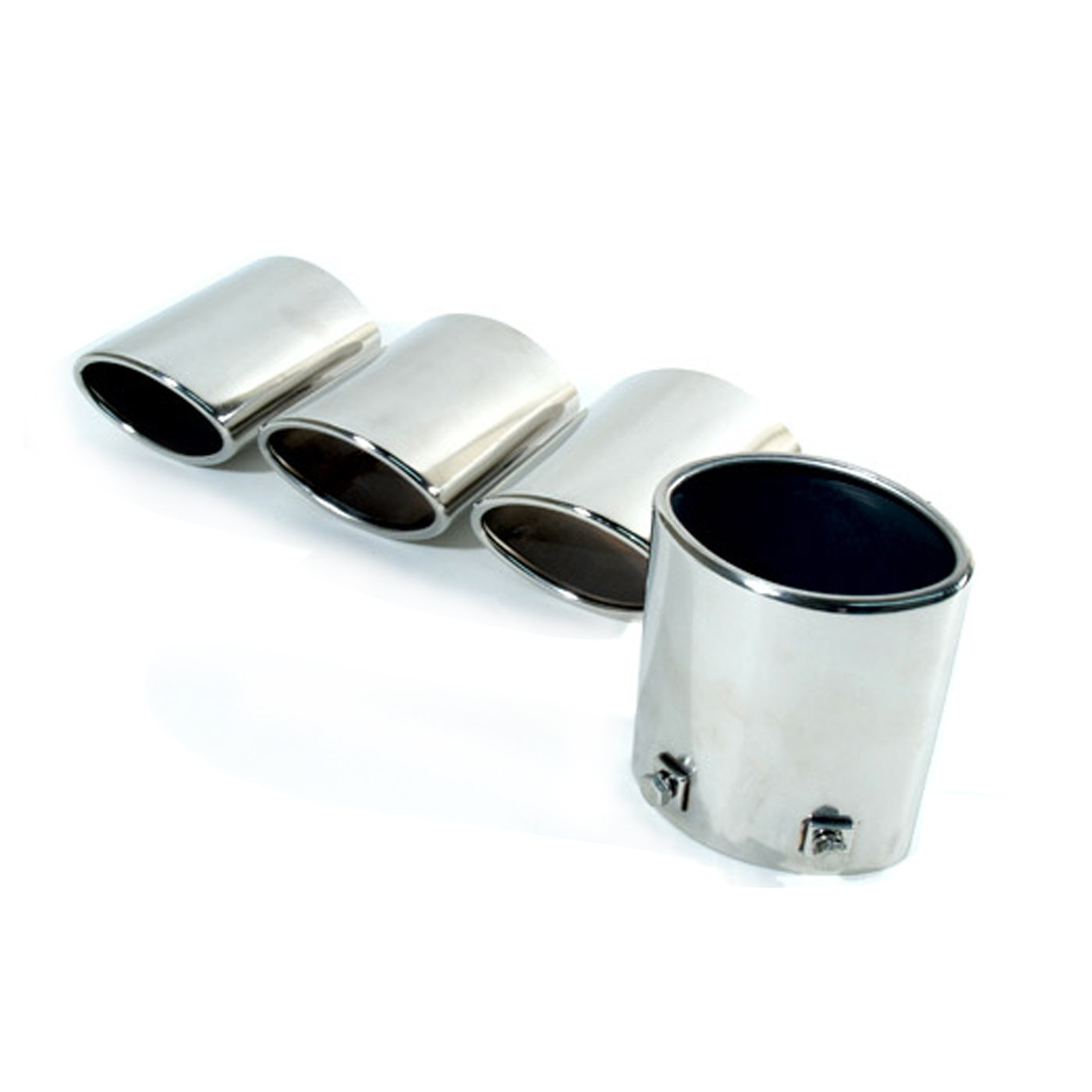 97-00 Polished Stainless Exhaust Tips