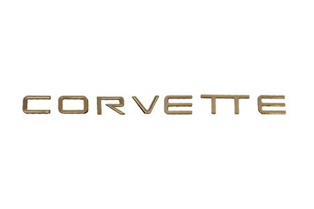 1991-1996 Corvette Economy Rear Emblem - Gold