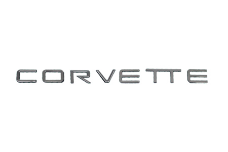 1991-1996 Corvette Economy Rear Emblem - Chrome