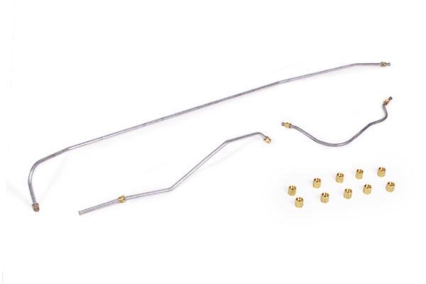 56L-57 3pc 3/8in Gas Tank to Fuel Pump Frame Line Kit w/Unions