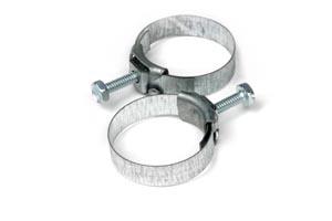 1967-1969 Corvette 3x2 Vent Tube Hose Clamps - LH Valve Cover