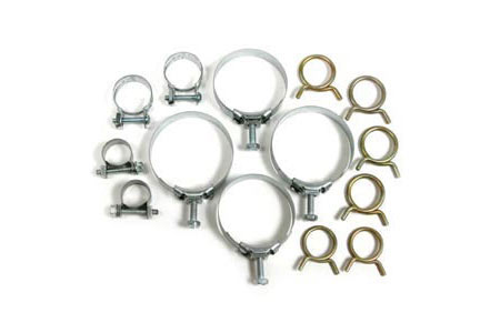 1963-1967 Corvette 327 w/o Hiperf or AC Cooling System Hose Clamp Kit