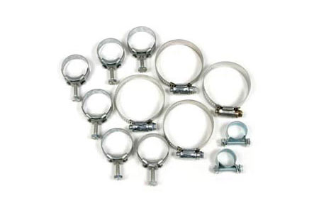 1971-1972 Corvette 350 w/o AC Cooling System Hose Clamp Kit