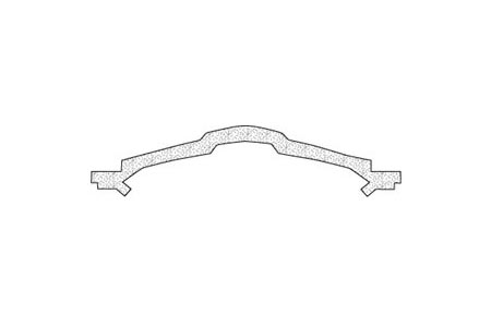 1968 Corvette 427 Radiator Support to Hood Air Dam
