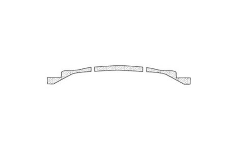 1978 Corvette L82 & 79 Radiator Support to Hood Air Dam Kit