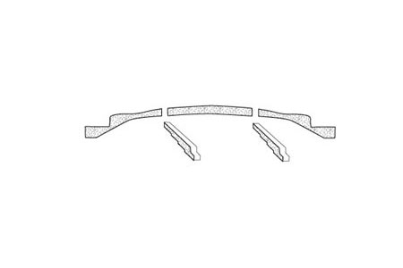 1980-1981 Corvette Radiator Support to Hood Air Dam Kit