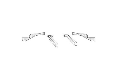 1982 Corvette Radiator Support to Hood Air Dam Kit