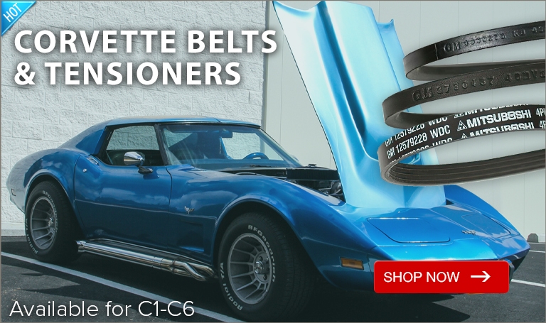 Corvette Belts and tensioners