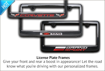 Corvette License Plate frames